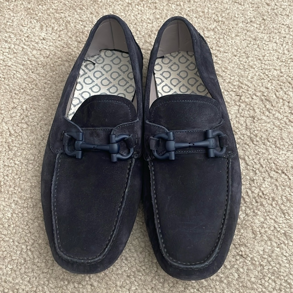 Men’s Salvatore Ferragamo Driver with Gancini ornament, Size 11